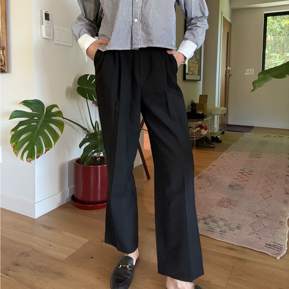 Frankie Shop Black Pleated Trouser - XS